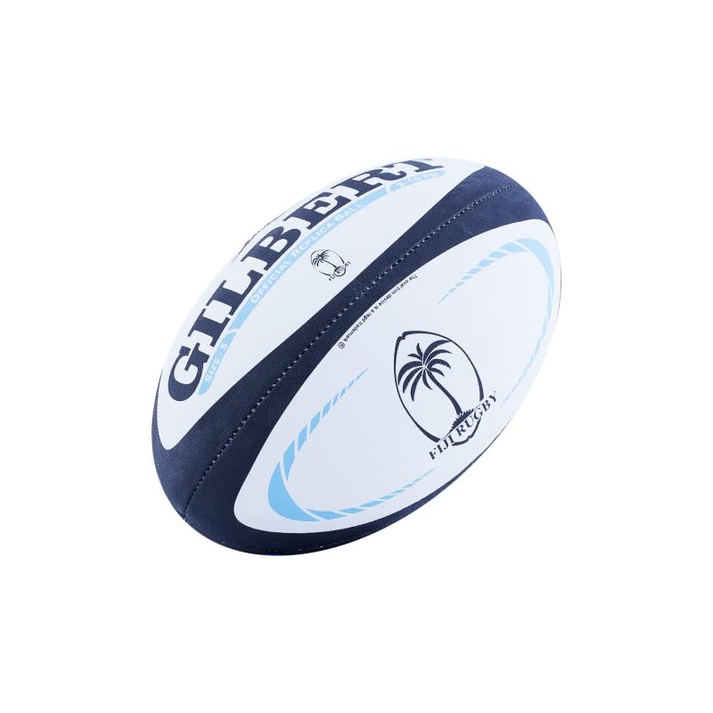 Gilbert Unisex's Fiji Replica Ball, Multi-Colour, Size 5