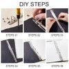 GORGECRAFT Pack of 2 Metal A4 Size 3-Ring 4-Ring Binding