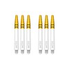 RED DRAGON Nitrotech Intermediate White and Gold Dart Stems -