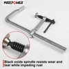 MAXPOWER Heavy Duty F Clamp 12-Inch x 4-3/4-Inch Throat (300