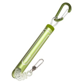 Booms Fishing T09 Coiled Lanyard，1 Pack Green Kayak Paddle Leash，Outdoor Kayak Paddle Accessories，Retractable Lanyard for Kayak Fishing