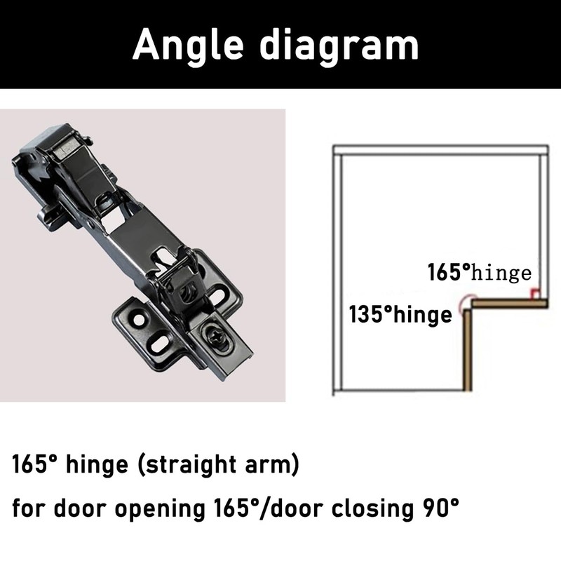 2 Pack Cabinet Door Hinges Full Overlay Soft Close Cabinet