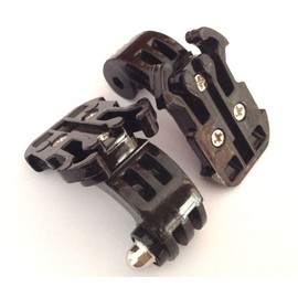 xjgmao New 2x Camera J-Hook Buckle Helmet-Mounted Chest Strap Snap J Type Base Tripod Adapter Screw For GoPro HD Hero Series Action Photograph Parts Accessories