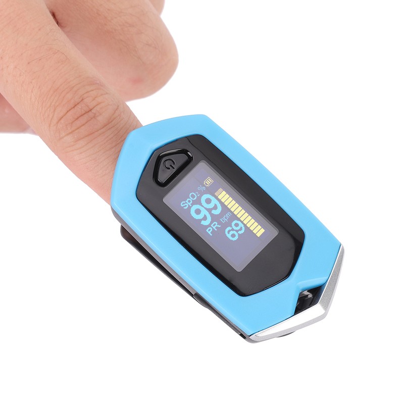 Portable Finger Pulse Oximeter Blood Oxygen Saturation Monitor SPO2 PR