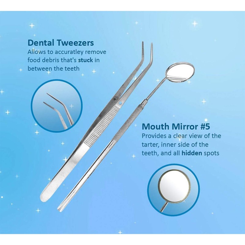 SURGICAL ONLINE Professional Dental Tools Kit, Teeth Cleaning Oral Care