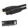 DOITOOL 1.5m Audio Cable Speaker Connection for Amplifiers Black Low-Loss
