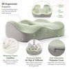 Memory Foam Seat Cushion for Office Chairs – 3D Ergonomic