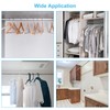 sourcing map 4Pcs Stainless Steel Closet Rod Brackets, 1 Inch
