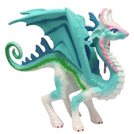 Doyomtoy Dragon Princess, Realistic Flying Dragon Toy Action Figure Christmas Party Baby Shower Blue