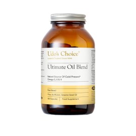 Udo's Choice Ultimate Oil Blend Capsules - Natural Source of Vegan Omega 3, 6 & 9 – Plant-Based – Supports Optimum Health – Convenient Capsule Format - 180 Vegecaps - 90 Servings