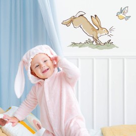 Stickerscape Guess How Much I Love You Wall Stickers (Hopping Hare - Regular) | Nursery Wall Stickers, Woodland Wall Stickers, Nursery Wall Decor| Easy to Apply, Cleanly Removable