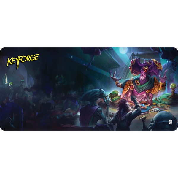 KeyForge: Ekwidon Blue Light Special Extra-Wide Playmat – 14" x