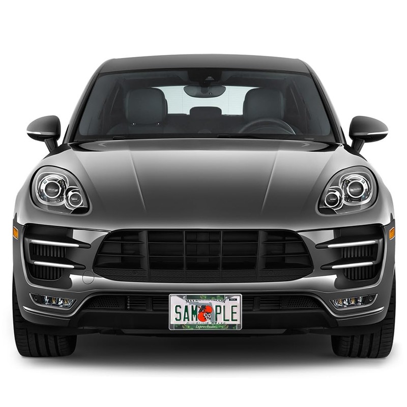 Fastasticdeals Metal Insert License Plate Frame Leprechaun Irish Myth Weatherproof