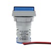 LED Voltage Display Panel Mount Volt Amp Meter, AD101-22VAMS 22mm