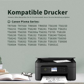 Greenjob PGI-580 XXL PGBK Printer Cartridges for Canon 580 PGBK XXL Black Compatible with Canon Pixma TR8550 TS6150 TR7550 TS8150 TR8500 TS6250 TS6351 TS8151 TS705 TS8251 TS8250 TS8250 6350 TS8350