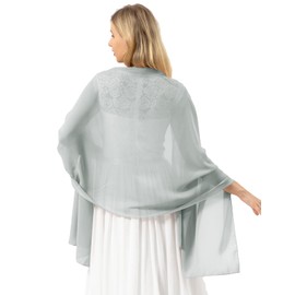Bridesmay Chiffon Elegant Stole Scarf for Dress in Various Colours - s