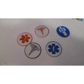 Unbranded Pre Cut One Inch Bottle Cap Images! MEDICAL SYMBOL IMAGES  FREE SHIPPING - photo, 15 images