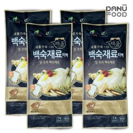 다누푸드 국내산 삼계탕재료 백숙재료 100g 4개 Danu Food Domestic Samgye-tang Ingredients Boiled Chicken Ingredients 100g 4 Packs