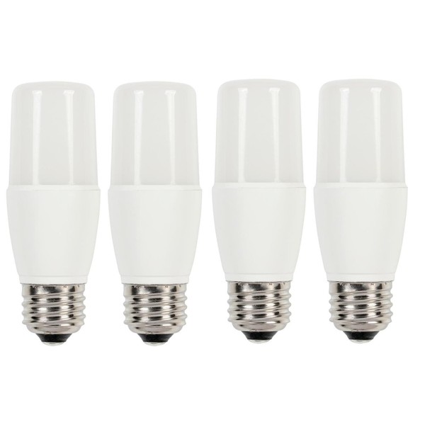 [4-Pack] 60-Watt Equivalent T7 Bright White LED Light Bulb with Medium Base