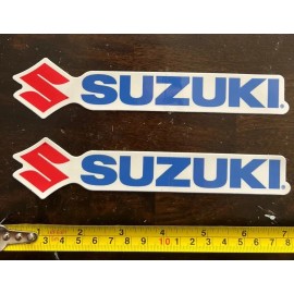 Unbranded 2 SUZUKI STICKERS DECALS racing motoamerica baggers superbikes hayabusa dirtbike