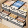 AURMOO Storage Box, 58 L Boxes Storage, Storage Basket, Foldable,