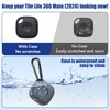 DDJ Case for Life360 Tile Mate Tracker Holder with Keychain
