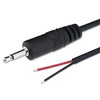 tunghey 2Pack Replacement 2.5mm Male Jack to Bare Wire Open