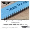15 x TopsTools T118A Jigsaw Blades Compatible with Bosch, Dewalt,