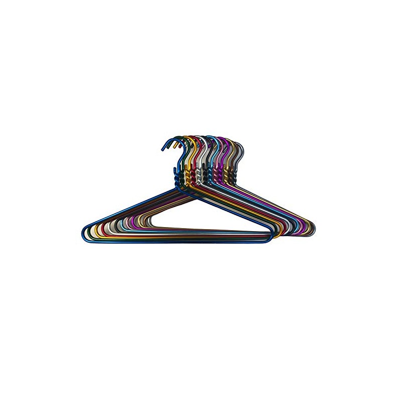 DODCO Heavy Duty Quality Aluminum Metal Coat Clothes Hangers Assorted