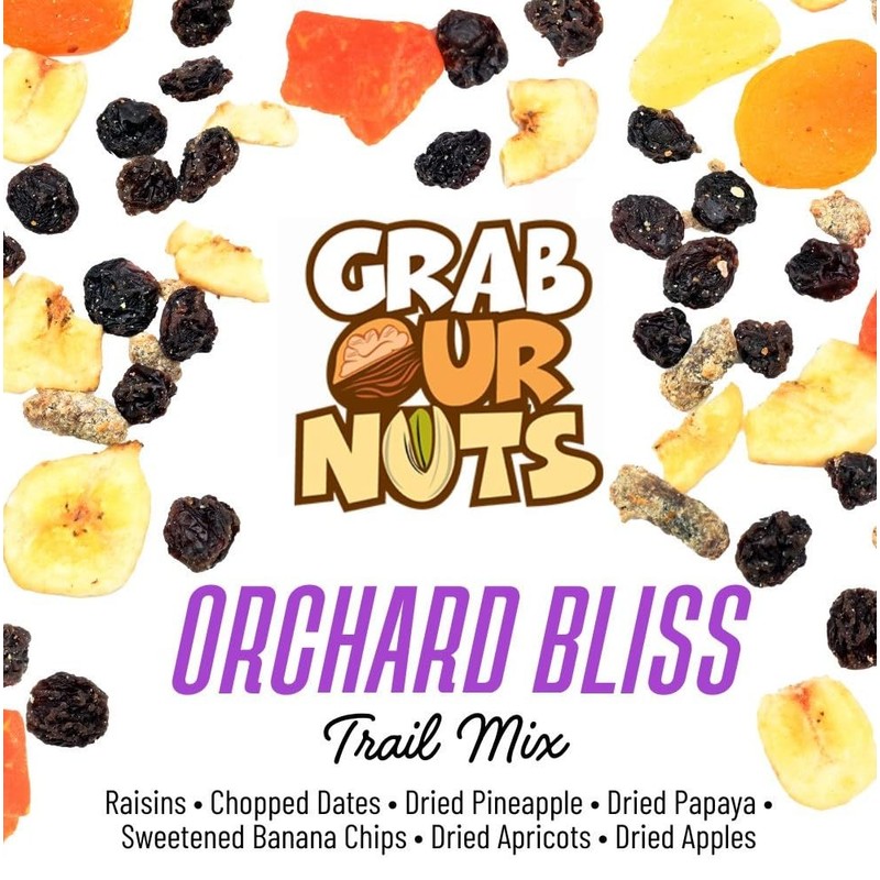 Grab Our Nuts Orchard Bliss Trail Mix 40 Ounce Jar: