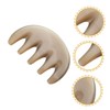 PACKOVE Wide Tooth Horn Comb for Scalp Care Handheld Massage