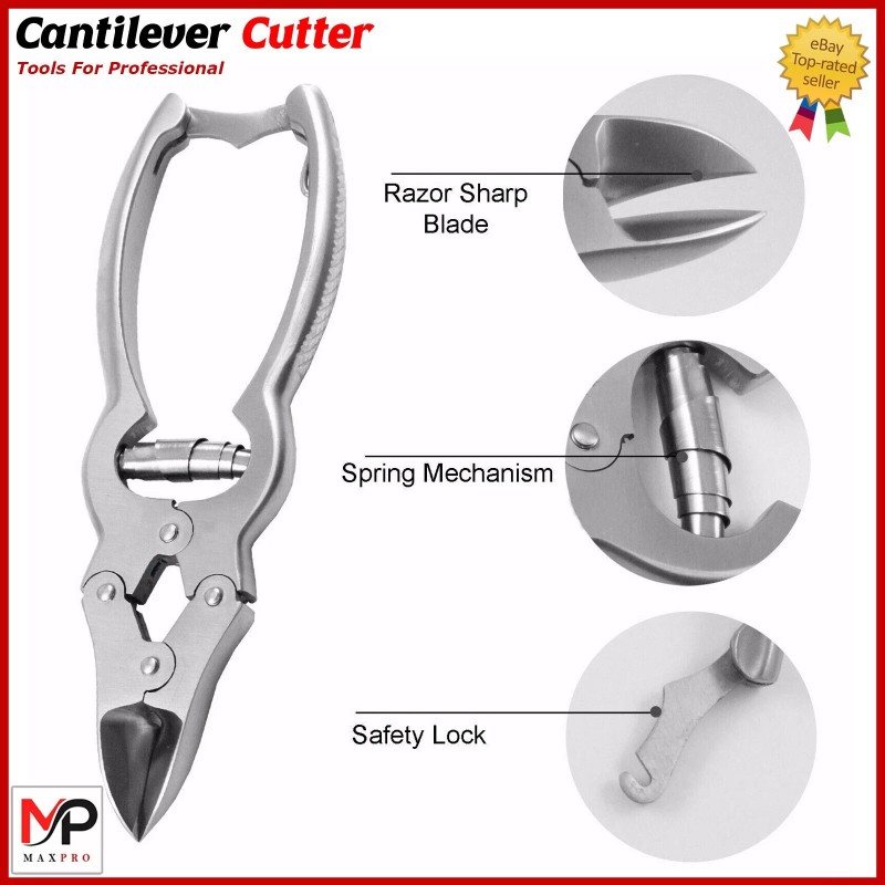 INSTUMAX® Thick Nail Clipper Cutter – Podiatry Chiropody Heavy Duty