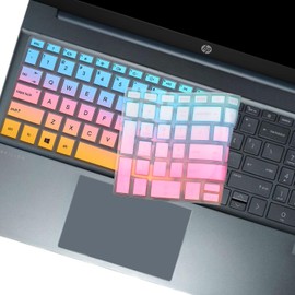 Keyboard Cover Skin for 15.6 HP Laptop/HP Pavilion 15-eg 15t-eg 15-eh 15t-eg200 eg100 eg000 15-eg2373cl/eg2153cl/eg1053cl/eg2079nr/eg1073cl/eg2053cl/eg2055cl/eh2085cl/eg2073cl-Colorfur