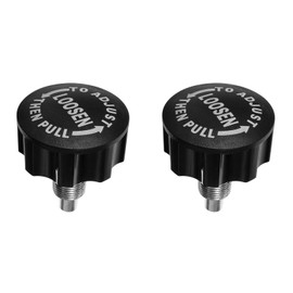 BESPORTBLE Stationary Bike Knob, 2Pcs Exercise Bike Pull Pin Knob Replacement Spherical Fitness Equipment Accessory for Height Thread Suitable for Home Commercial Use