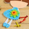 ANYUANKW Pack of 300 Mini Brads Pattern Clips Metal Colourful