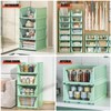 Neprock Closet Organizer, 4 Pack Stackable Storage Bins for Closet