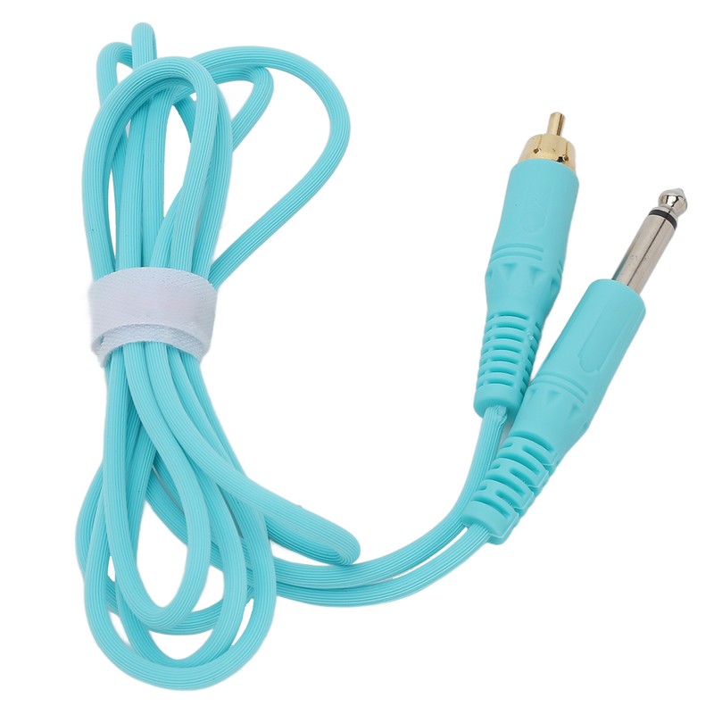 2m Length Tattoo Clip Cord RCA Interface Strong Conductivity Silicone