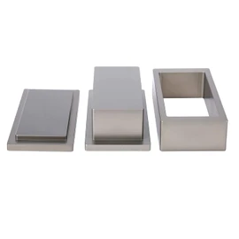 TUOPUKE 2x4 Inch Pre Press Mold Made of Food Grade Anodized Aluminum