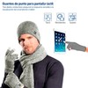 Bluelander Kit Gorro, Bufanda, Guantes Pantalla Tactil, Termicos, Frio para