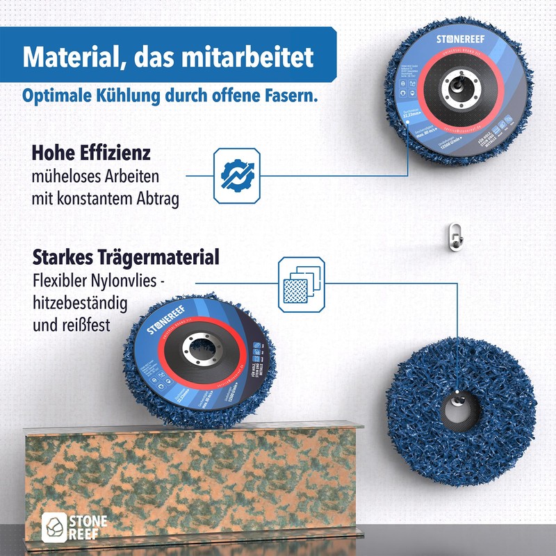 Cleaning Disc Set of 5 [125 x 2.0 x 22.23