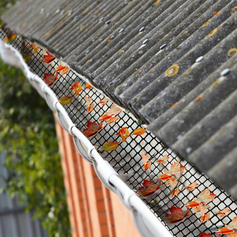 16 x 600mm Mesh Gutter Guard 6M Plastic Roof Gutter