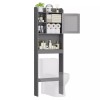 SEGAWE Modern Over The Toilet Space Saver Wooden Storage Cabinet