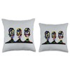 Tony! Toni! Toné! - Colorful Faces Throw Pillow