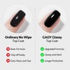 GAOY 16ml Gel Top Coat, Blooming Gel and Base Coat