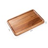 Wooden Plate Set (11.8 inches (30 cm)), Rectangular Wooden Plate,