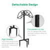TomCare Garden Hose Holder Detachable Metal Water Hose Holder Holds