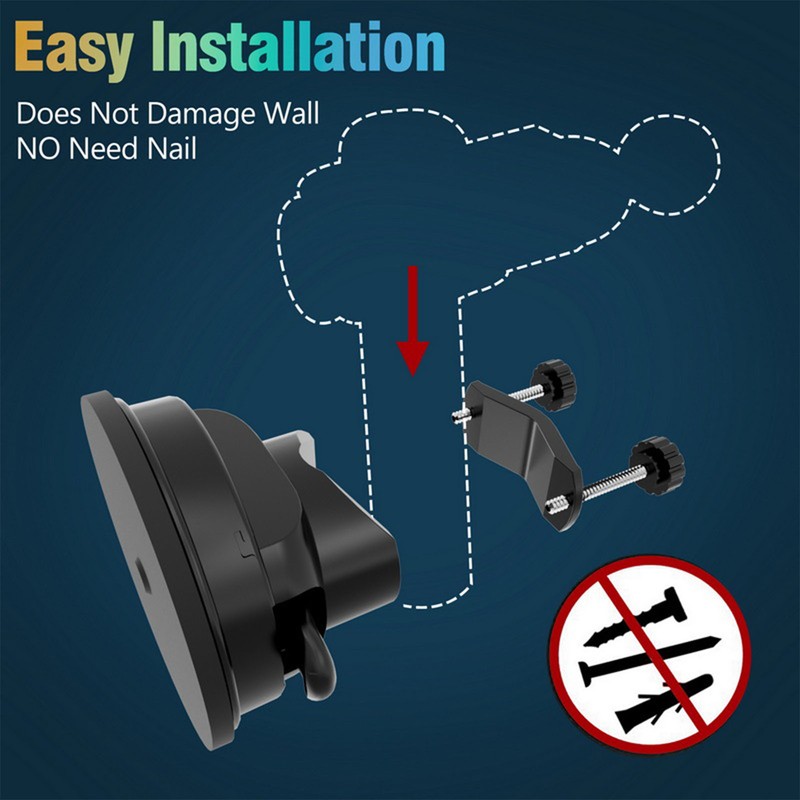 Wall Mount Massage Gun Holder Strong Suction Vacuum Cups Hand