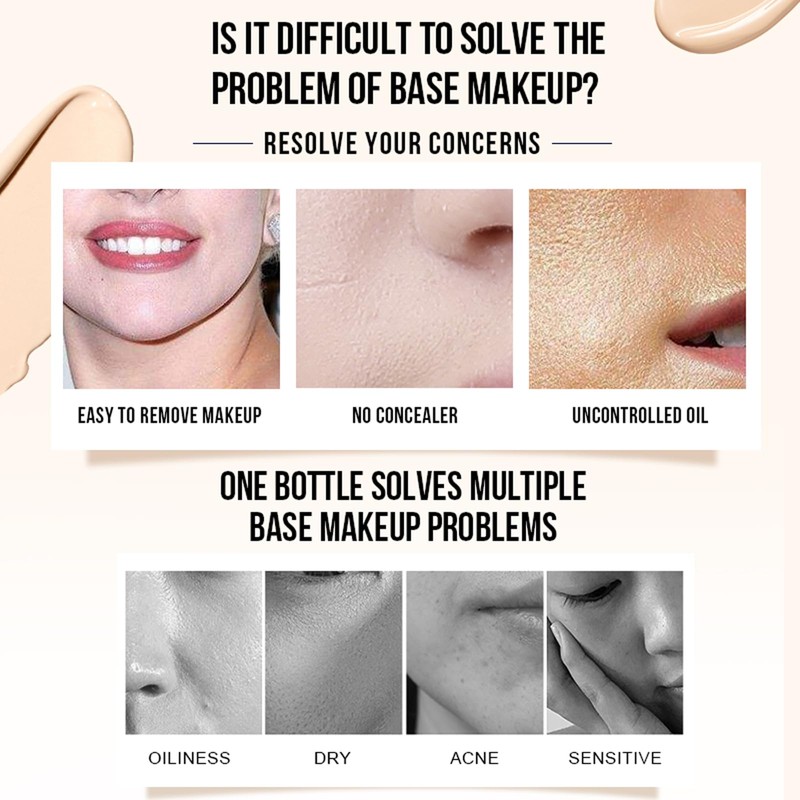 O'CHEAL High Cover Double Ended Sponge Liquid Foundation Contour Stick
