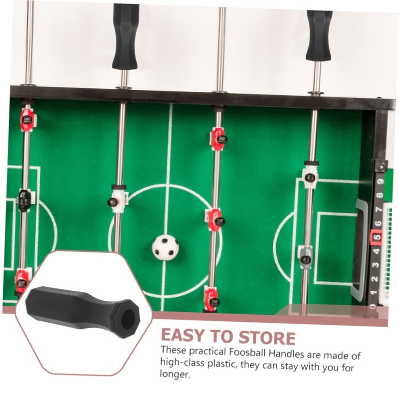 Kisangel 8pcs Foosball Handles Table Football Game Handles Replacement Foosball