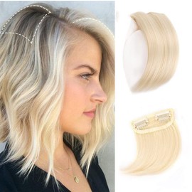 30cm Thick Straight Hairpieces Adding Extra Hair Volume Clip in Hair Extensions for Short Hair Invisible Fluffy Hair Pieces Hair Pad Extensions Hair Topper for Women with Thinning Hair